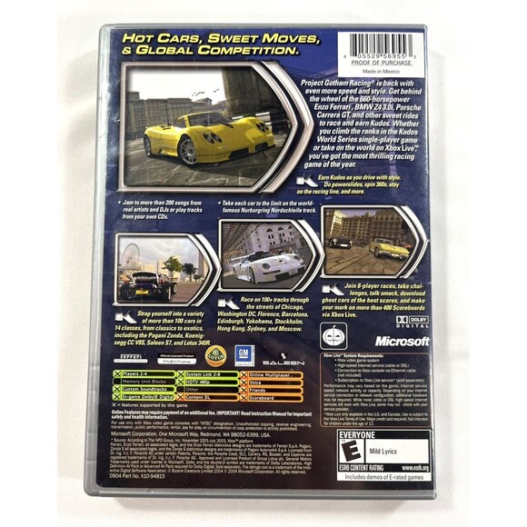 Project Gotham Racing 2 Platinum Hits Microsoft Xbox Complete with Manual Tested - Picture 2 of 9